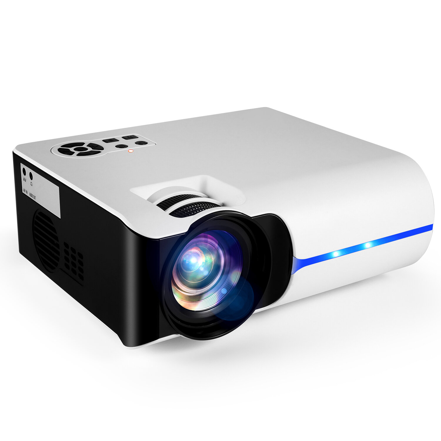 VS315 LED Mini Projector Full HD Supported 5000 Lumens 3500:1...