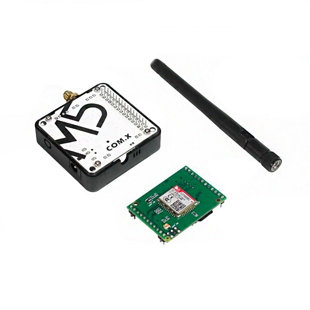 

M5Stack® COM.GSM Module SIM800C Bulid-in 2G Communication Module ESP32 Stackable Module with SMA Antenna