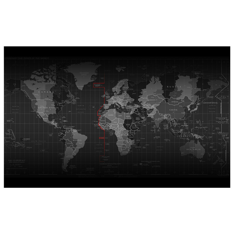 Large Gaming Mouse Pad with Stitched Edge World Map Water-Resistant Non-Slip Rubber Base Mousepad for Desktop Laptop Key, Banggood  - buy with discount
