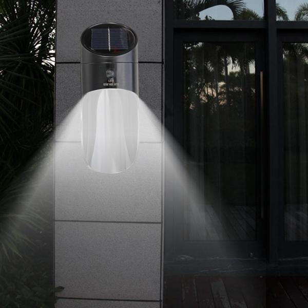 Zonne-energie 15 LED-magnetron Radar Inductie Sensor Wandlamp Outdoor Garden Security Lamp