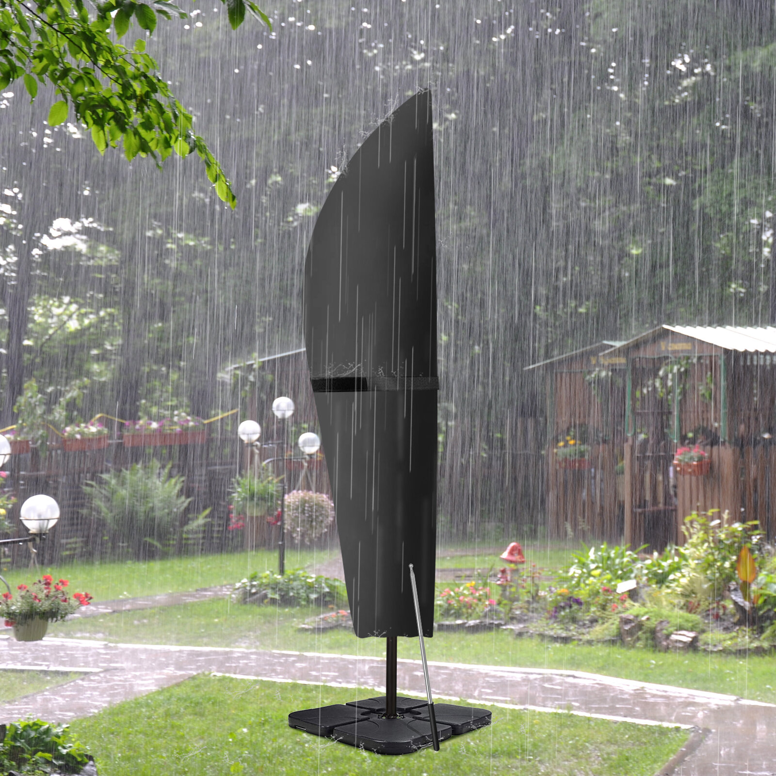 KING?DO?WAY?Outdoor?Paraplu?Cover 420D Oxford Doek Anti-fading Waterdichte Paraplu Cover