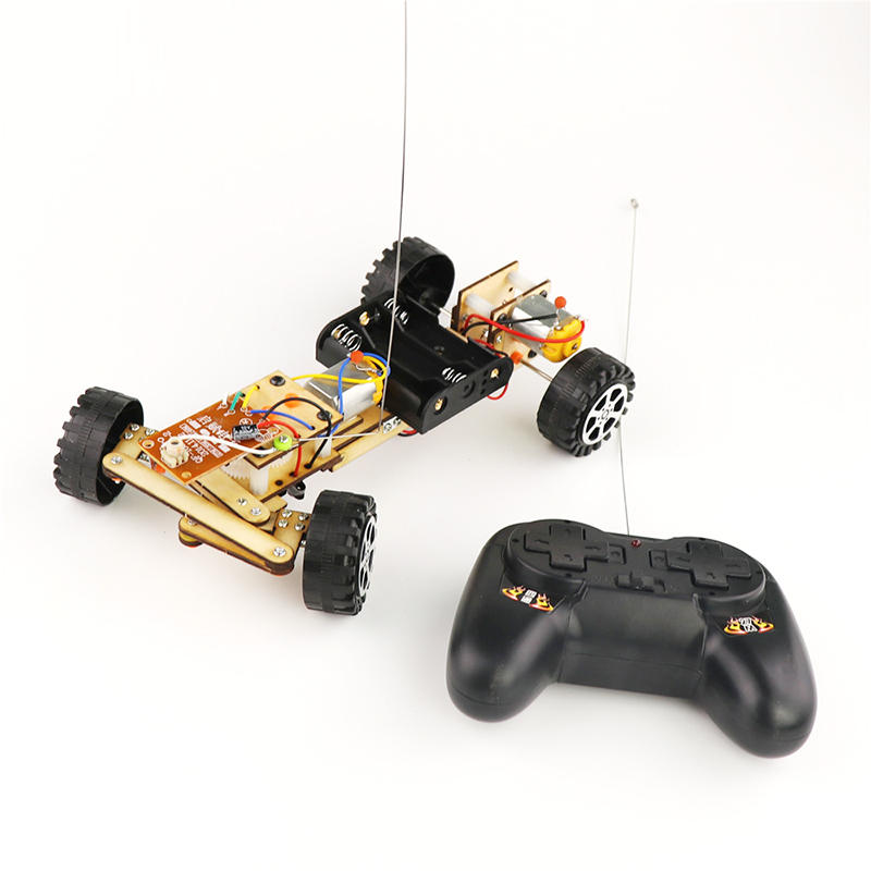 DIY educatieve elektrische afstandsbediening robot auto wetenschappelijke uitvinding speelgoed