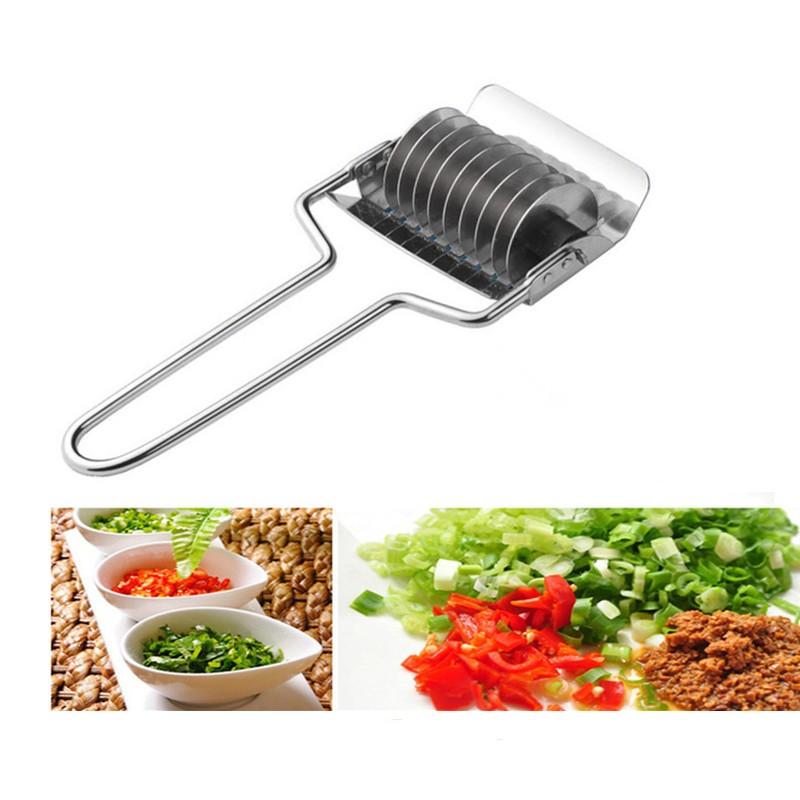 

1Pcs Stainless Steel Onion Chopper Slicer Garlic Coriander Cutter Cooking Tools Slicing Tool Kitchen Accessories Gadgets
