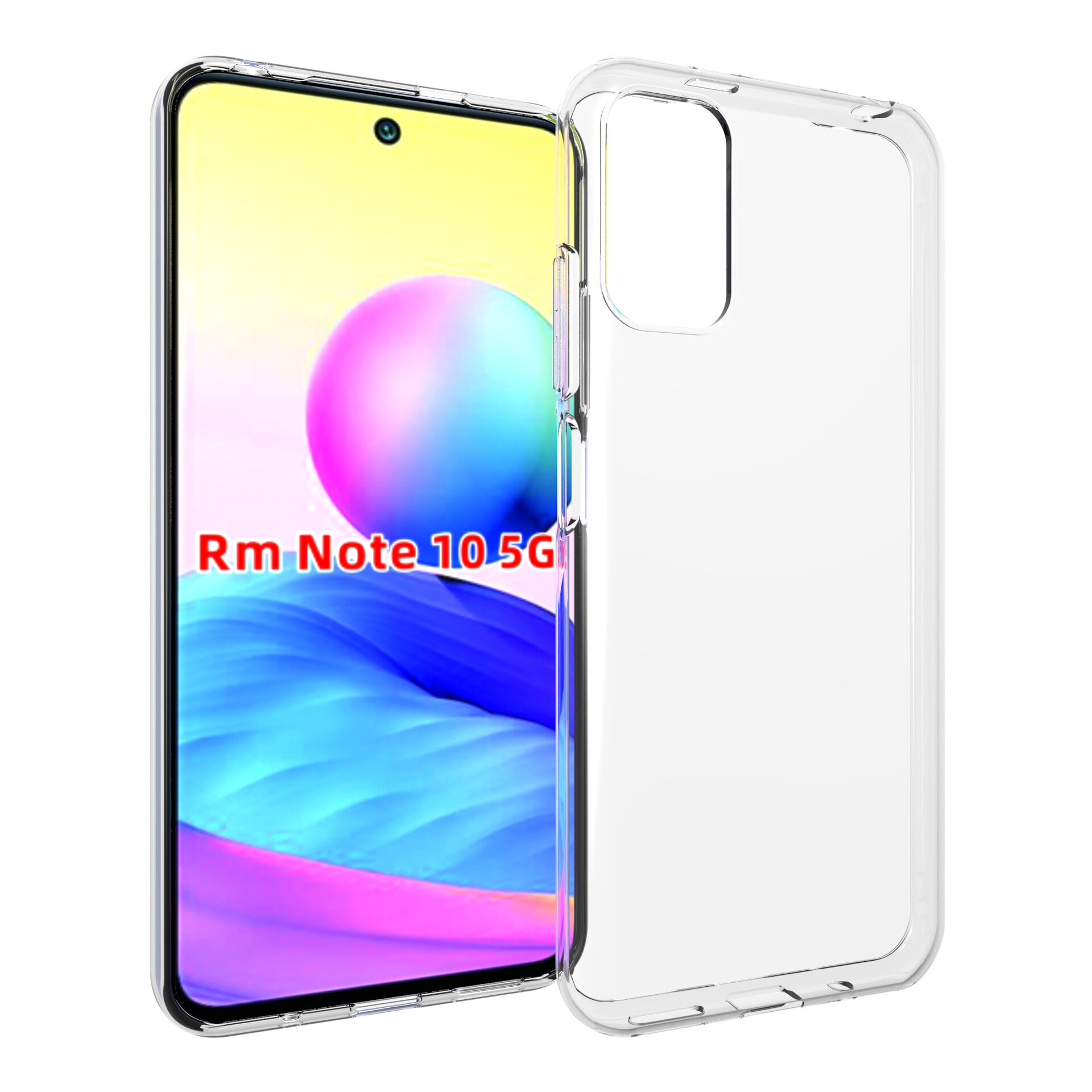 

Bakeey for POCO M3 Pro 5G NFC Global Version/ Xiaomi Redmi Note 10 5G Case Crystal Clear Transparent Ultra-Thin Non-Yell