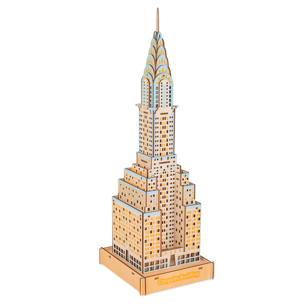 3D Commercial Building/Holy Church Wooden Assembly Model for Children Toys