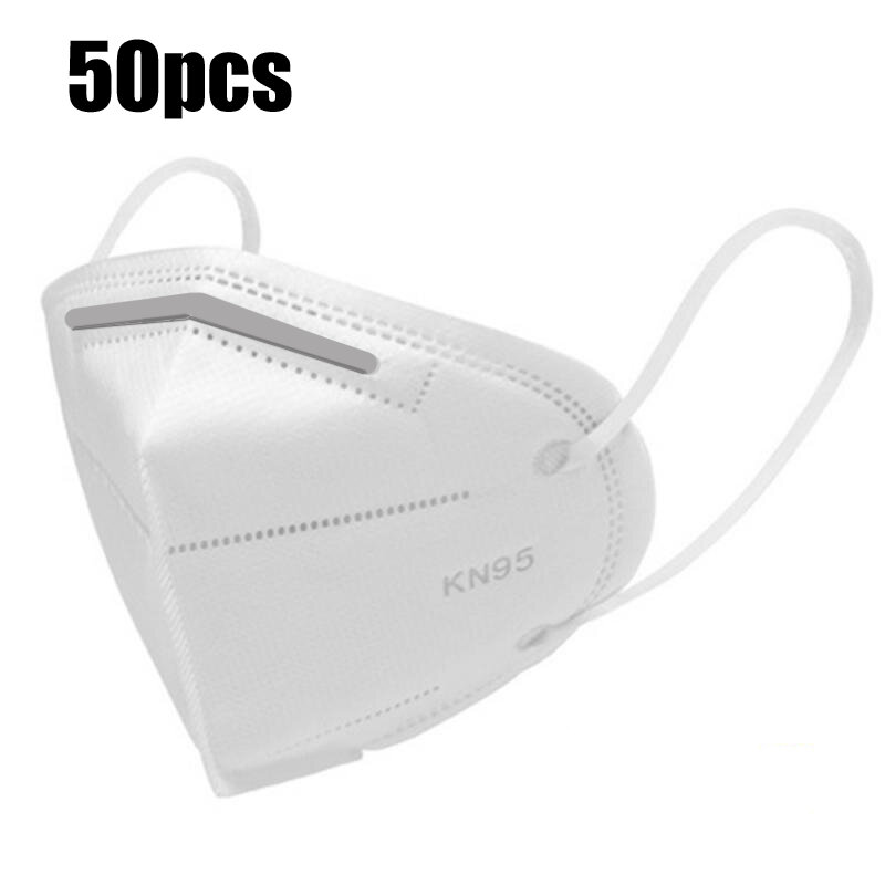50 stuks LEIHUO gezichtsmasker Anti-Smog Splash Proof PM2.5 Wegwerpmasker Persoonlijke beschermingsm