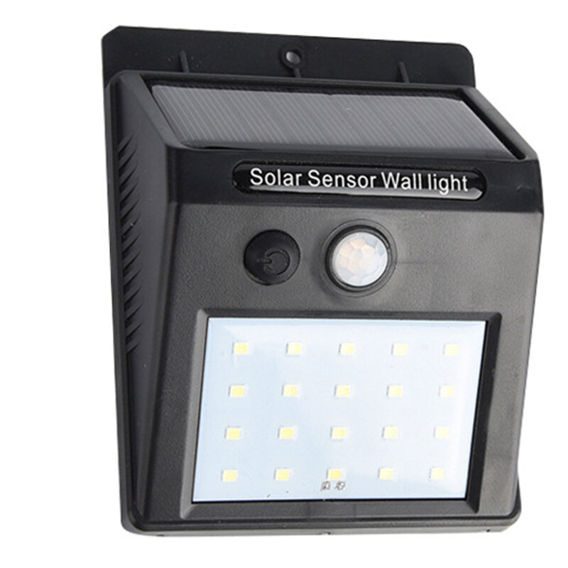 Luz Solar LED 20/40 com Sensor de Movimento à Prova d'Água para Exterior