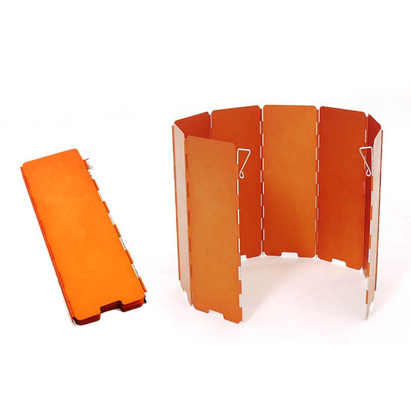 Fire Maple 8-Plates Wind Shield Кемпинг Пикник Алюминиевая плита Wind Screen FMW-508 225g Оранжевый