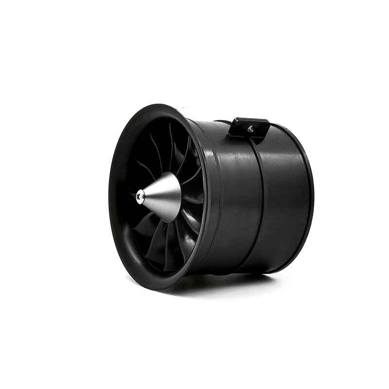 QX-MOTOR 70mm Ducted EDF 12 Blade Fan CW/CCW Composiet Materiaal Behuizing Voor RC Vliegtuig Drone O