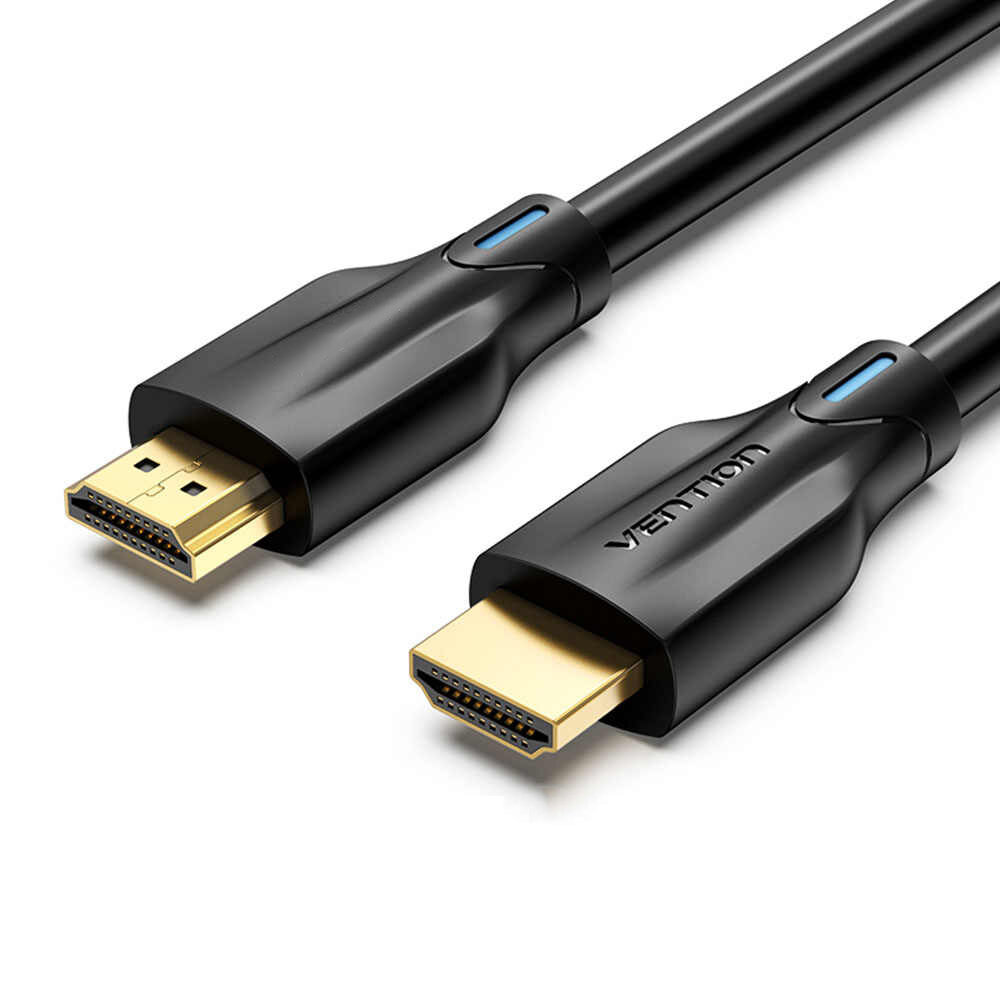 Vention AAN HDMI-compatibele 2.1-kabel 28AWG 48Gbps 8K 3D HD-kabel 1m 1,5m 3m 5m vergulde videoconne