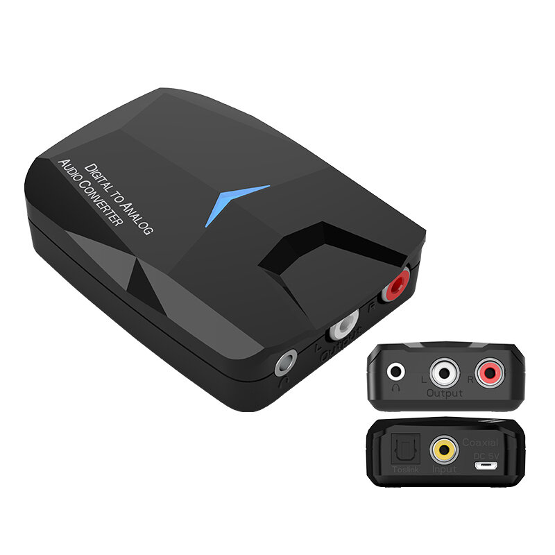 

Bakeey JD-M24 bluetooth V5.0 Audio Transmitter Receiver 3.5mm Aux 2RCA Wireless Audio Adapter For TV PC Speaker Car Soun