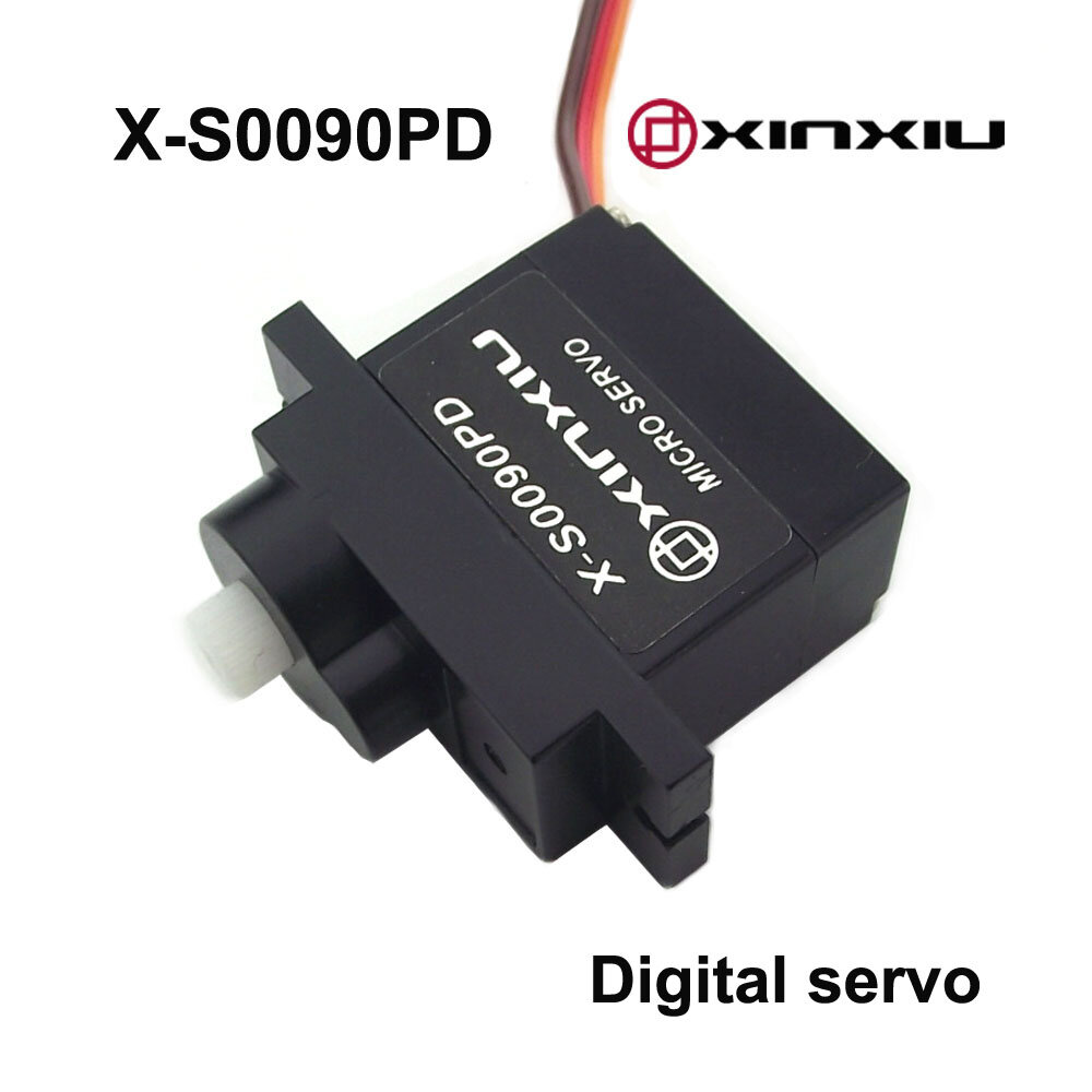 XINXIU X-S0090PD RC Servo 9g Micro Digitale Plastic Gear Servo 1.5kg.cm 4.8-6V 20cm Draad voor RC Au