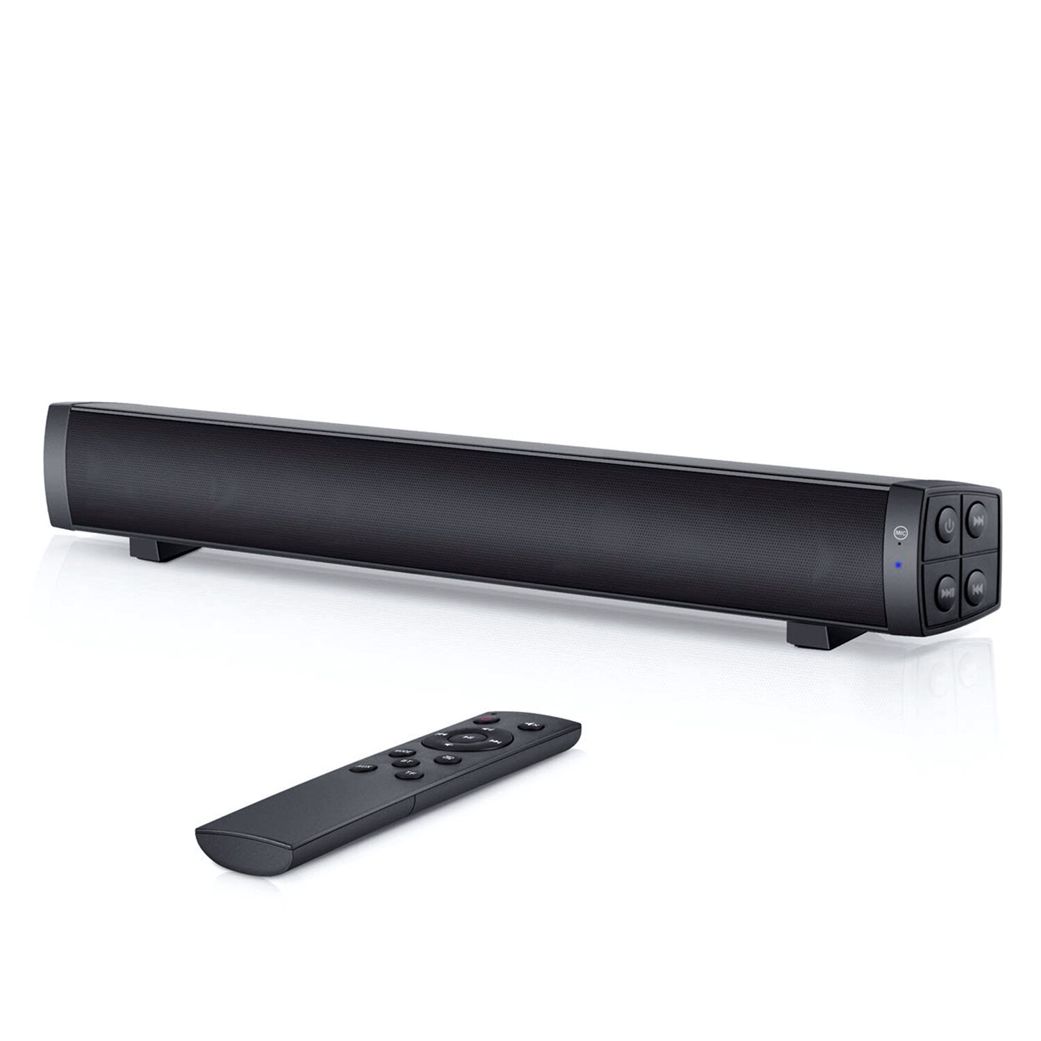 

Bakeey Y7 bluetooth 5.0 Soundbar Wireless Speakers Hifi 3D Stereo Support AUX/TF Card with HD Mic