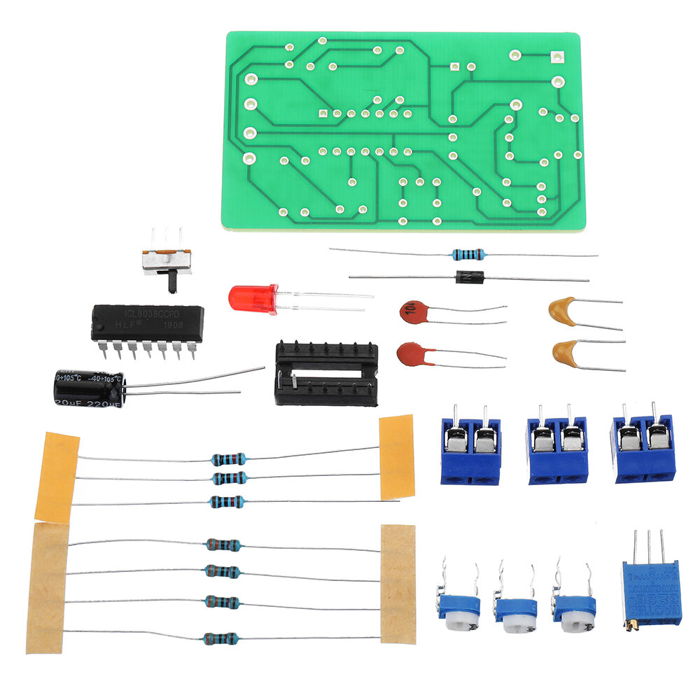 

3Pcs 8038 Function Signal Generator DIY Waveform Generator Kit Electronic DIY Production Parts