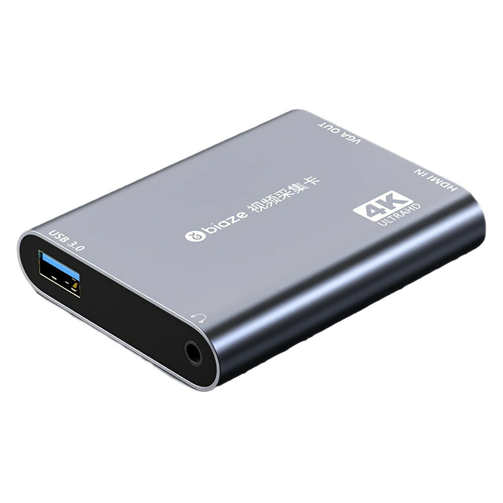 BIAZE TH10 USB 3.0 Video Capturing Card4K 60Hz HD Live Recording Card For Streaming
