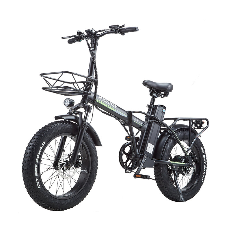 [EU DIRECT] JINGHMA R8 500W 48V 12.5Ah 20 Inch Electric Bicycle 40km/h Max Speed 90km Mileage 120kg Max Load Electric Bike