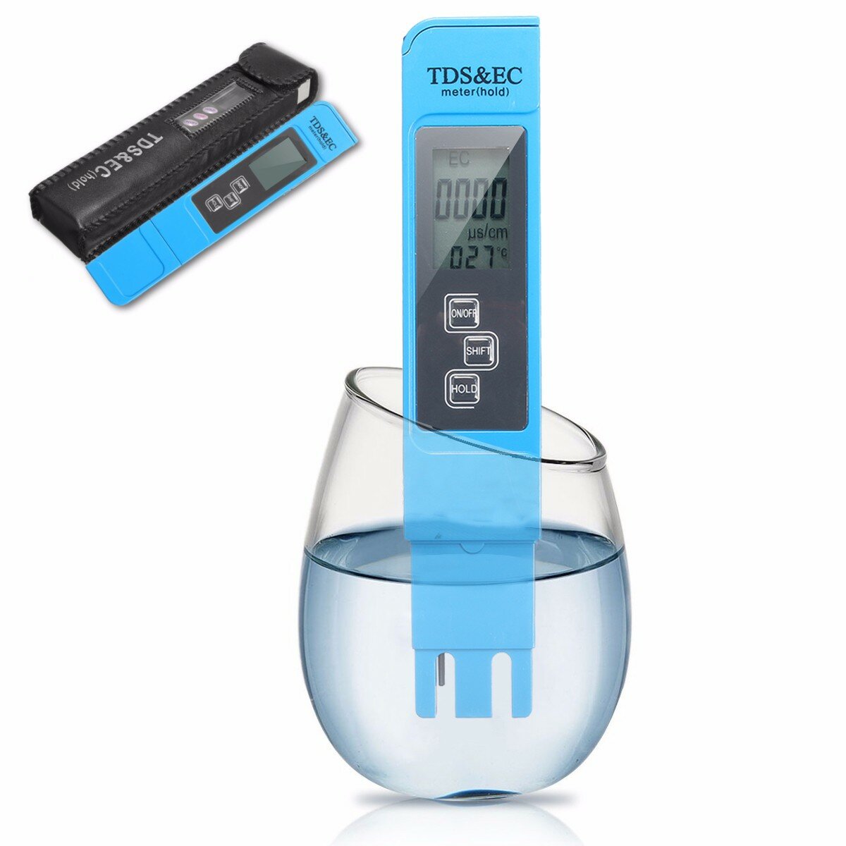 3 en 1 Digital LCD pH EC Temp Water Quality Meter Tester Pen Stick ppm Moniteur 