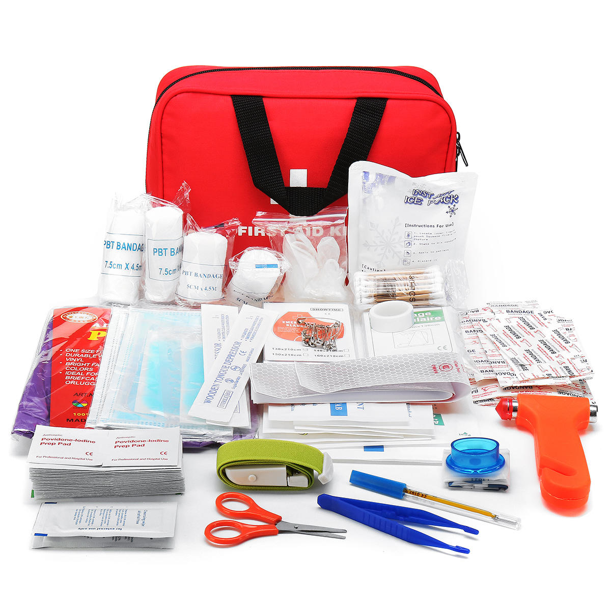 234Pcs Upgraded Outdoor Emergency Survival Kit Gear SOS First Aid for Home Office Boat Camping Hiking