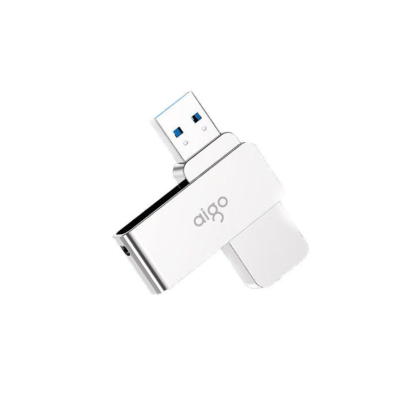 Aigo U330 USB3.2 Metaal Flash Drive 120MB/s Snelle transmissiesnelheid 360° rotatie Sterke weerstand