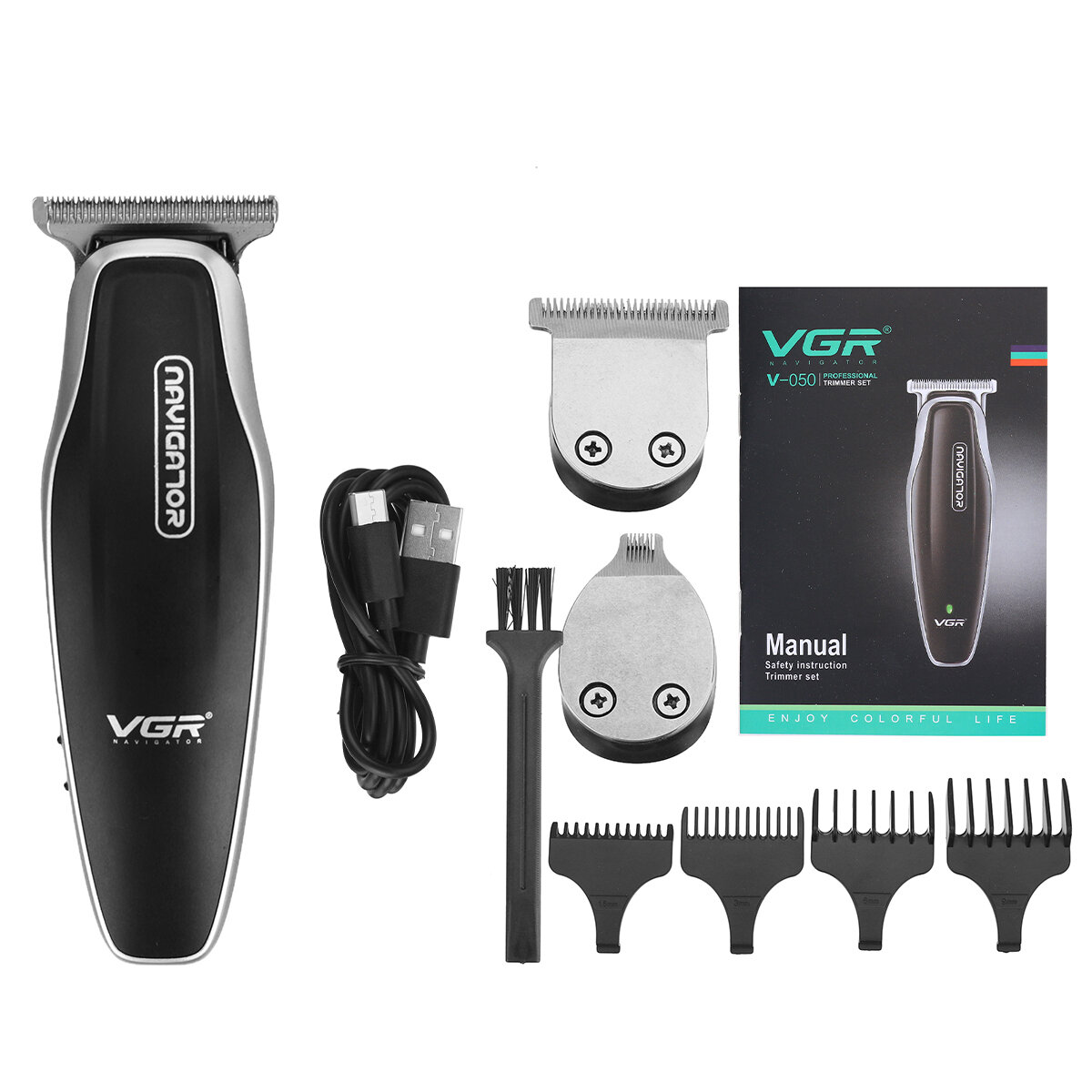 Cordless Electric Rechargeable Hair Clipper Trimmer Beard Shaver Men Haircut