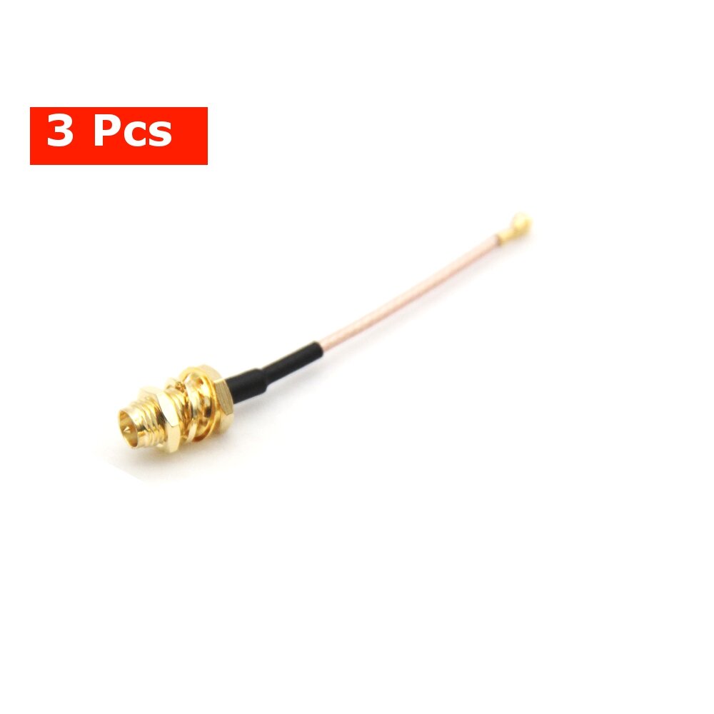 3 PCS Mini IPEX UFL. IPX to RP-SMA Adapter Cable Antenna Extension Wire 20*20 for Micro VTX RX FPV System