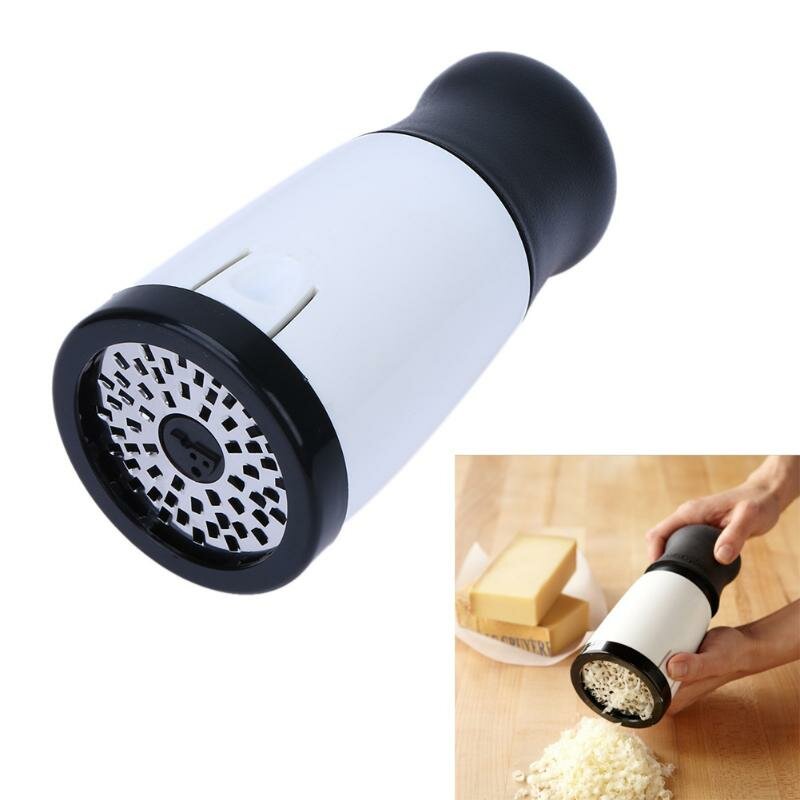 

Stainless Steel Cheese Grater Kitchen Gadgets Herb Grinder Chocolate Grater Hand Operated Tools With 2 Differnt Blades