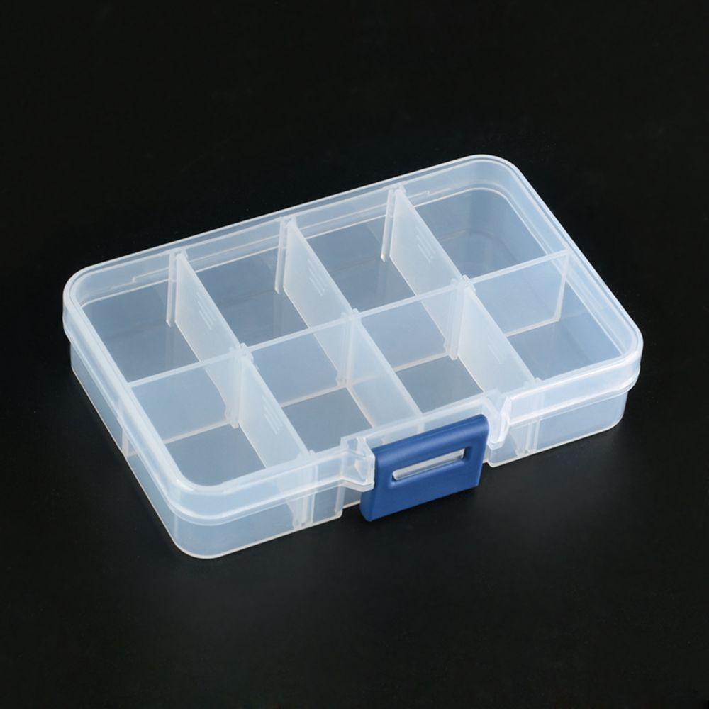 8 Grid Adjustable Electronic Components Project Storage Assortment Box Bead Organizer Jewelry Box Plastic Storage Case COD