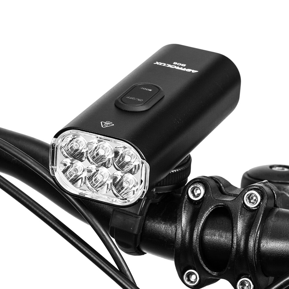 

Astrolux® BC6 2000Lm Super Bright Bike Headlights 6 LED Large Beads 4800mAh Battery IPX6 Waterproof 5 Light Modes Type-C
