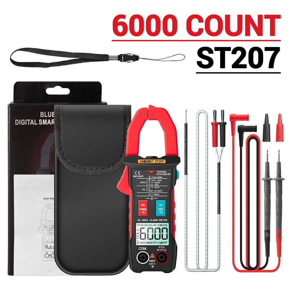 best price,aneng,st207,bluetooth,multimeter,clamp,discount