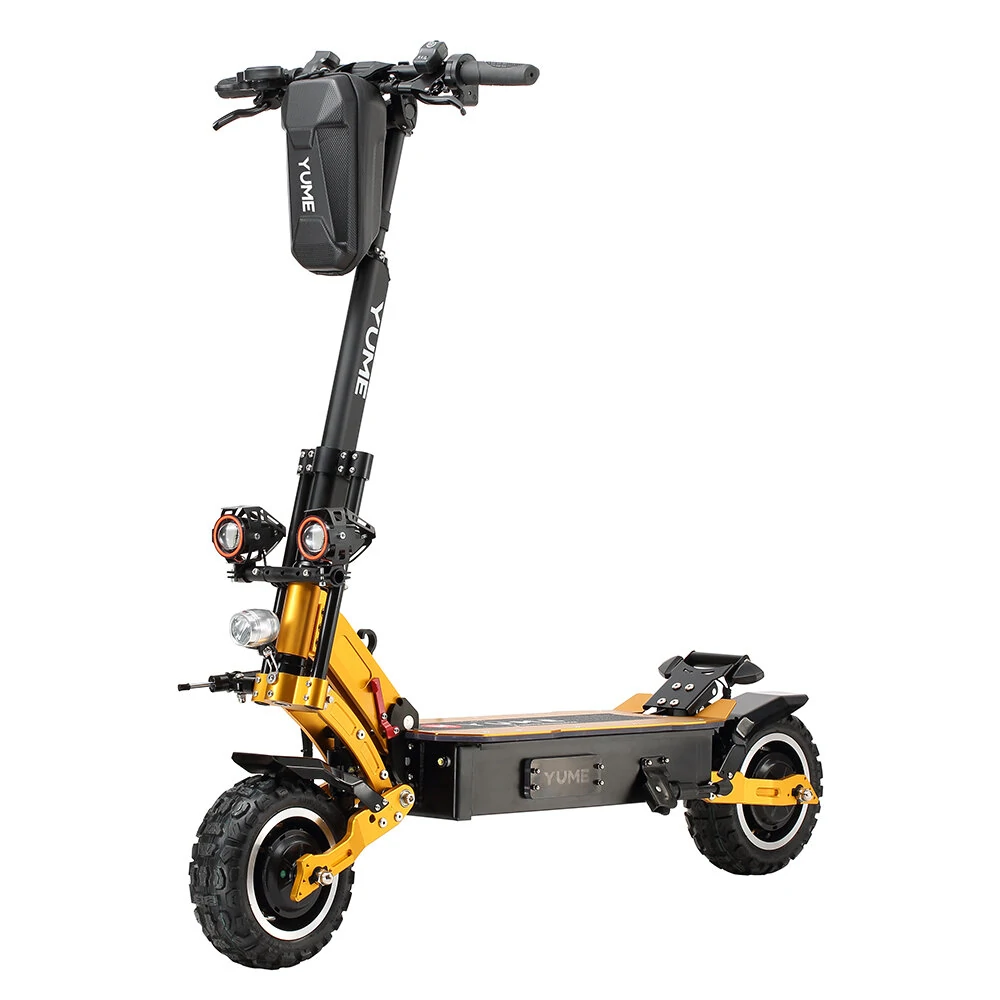 [EU DIRECT] YUME X11 5000W 60V 35Ah 11 Inch Electric Scooter 80km/h Max Speed 95Km Mileage 200Kg Max Load - Gold