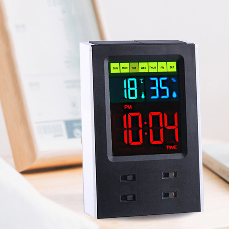 YSJ-1820 Elektronische temperatuur-vochtigheidsmeter Indoor Buitenthermometer LCD Digitale hygromete