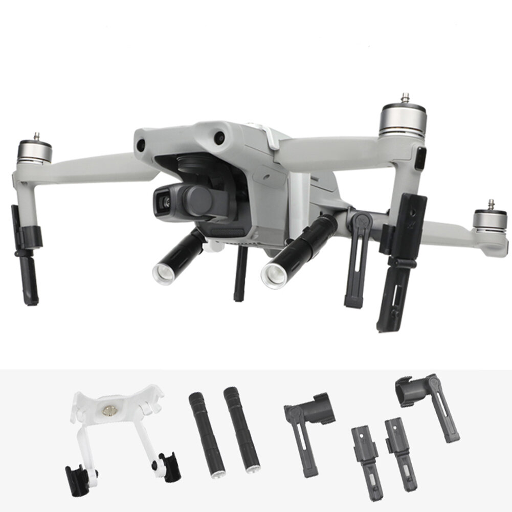 YX Night Fill Light Flashlight Kit met extender landingsgestel voor DJI Mavic AIR 2 Drone