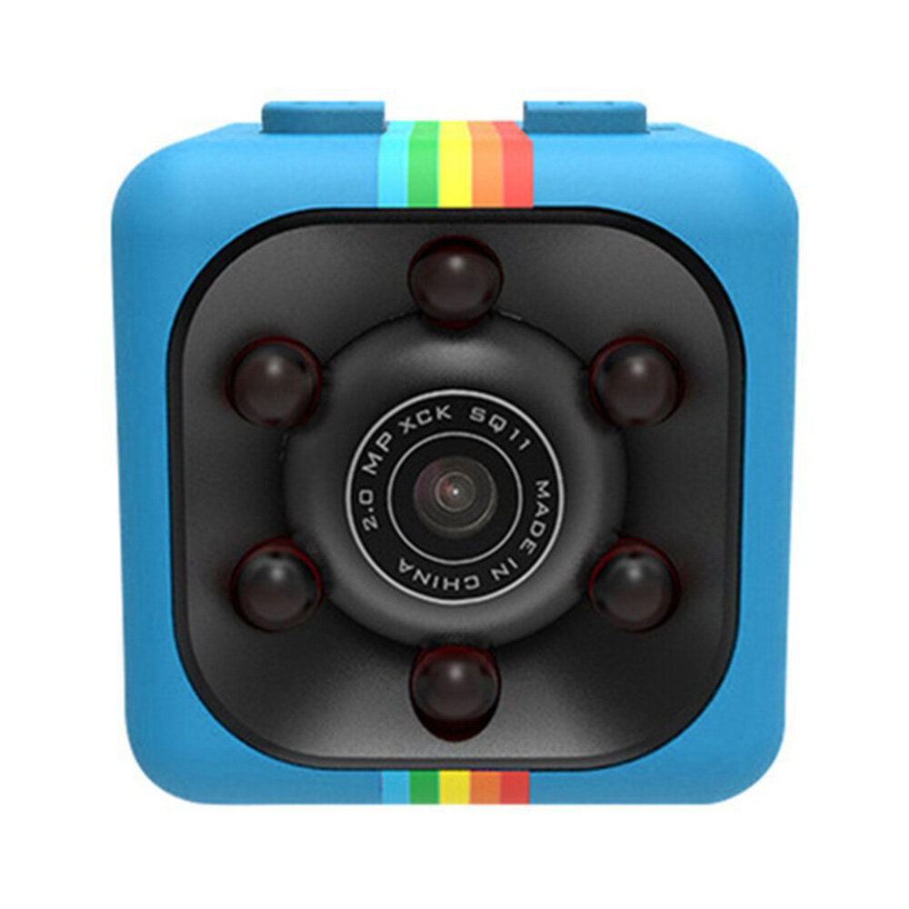 SQ11 1080P Blauwe Mini Nachtzicht DV Auto Video Recorder Vlog Sport Camera Ondersteuning TV Out Moni