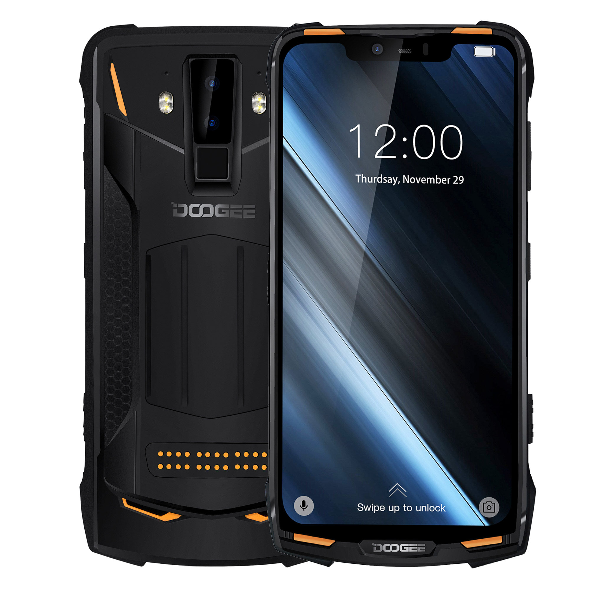 DOOGEE S90 Power Edition 6.18 Inch FHD+ IP68 NFC 5050mAh 6GB RAM 128GB ROM Helio P60 Octa Core 4G Smartphone