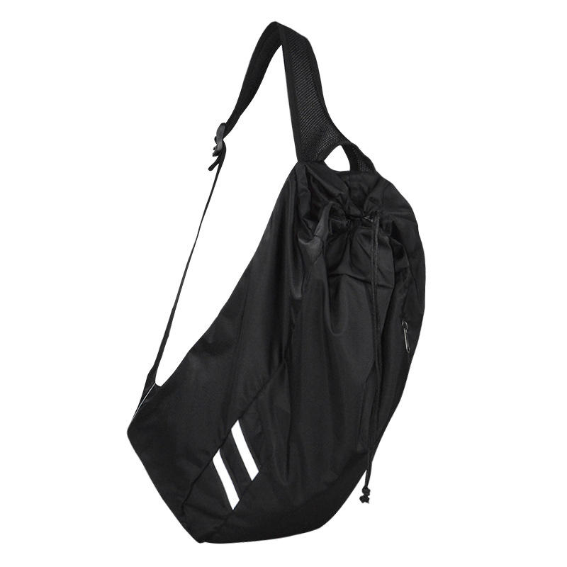 S-5298 sac à dos imperméable à l'eau sac à dos résistant aux rayures avec sac de randonnée à cordon de serrage réfléchissant portable
