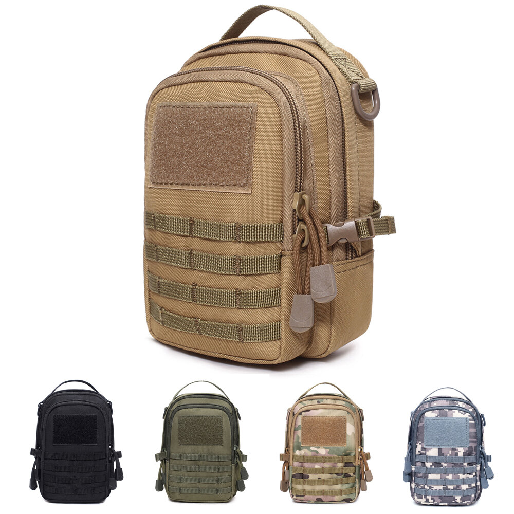 8 "nylon taktikai Molle telefon tasak derék csomag táska harci katonai EDC eszköz vadász tasak kültéri kemping táskák felszerelés