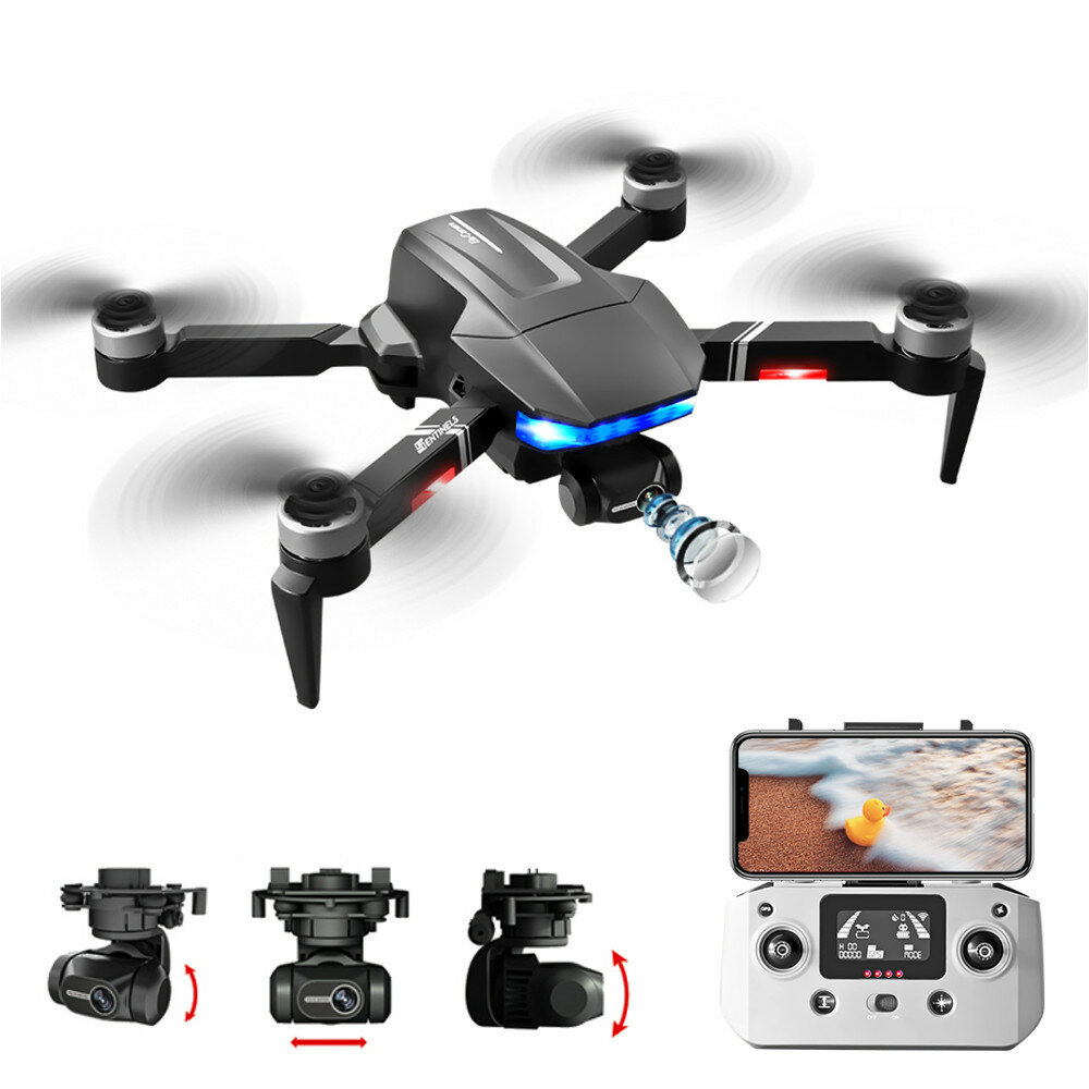 

LSRC S7S GPS 5G WiFi FPV with 4K EIS HD Dual Camera 3-Axis Gimbal Optical Flow Positioning Brushless Foldable RC Drone Q