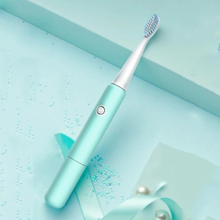 Sonische elektrische tandenborstel Mannen Vrouwen Volwassen Huishoudelijke niet-oplaadbare Soft Bors