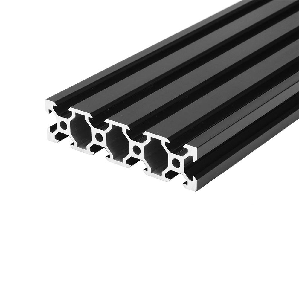 Machifit 500mm 2080 V-sleuf aluminium profiel extrusiekader DIY CNC gereedschap zwart
