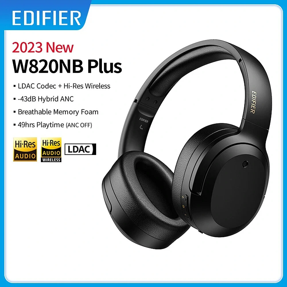 Edifier W820NB Plus með tvöfaldri Hi-Res Audio vottun