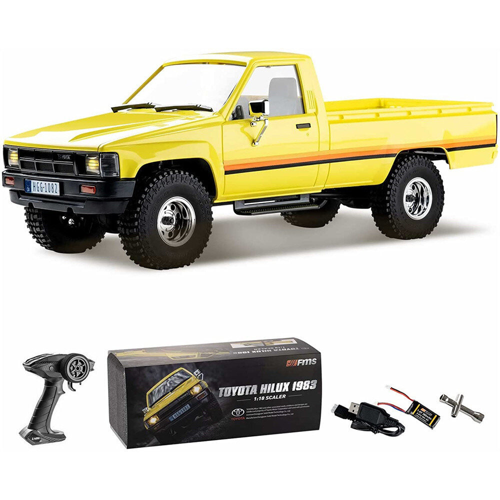 FMS?11816?TOYOTA?Hilux?RTR?1/18 2.4G 4WD RC Auto Voertuigen Led-verlichting Crawler Model Off-Road K