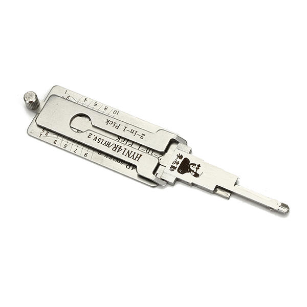 Lishi HYN14R/HY15 2 In 1 Car Door Lock Pick Decoder Unlock Tool Locksmith Tools