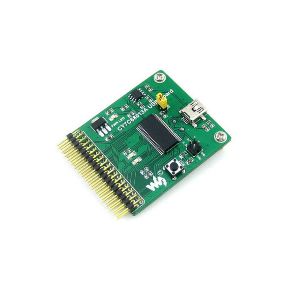 

Waveshare® CY7C68013A USB Communication Module Development Board with Embedded 8051 Microcontroller Mini Type