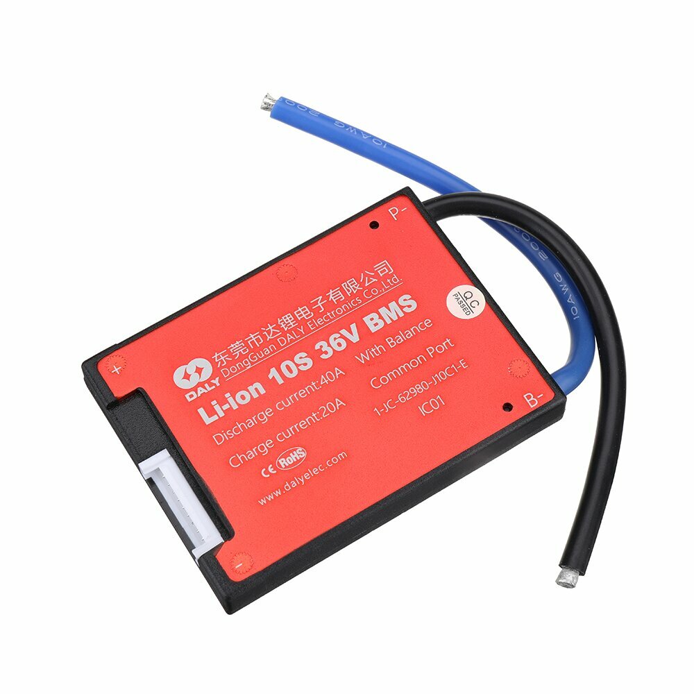 

DALY DL10S 10S 36V 40A BMS Battery Protection Board Waterproof BMS For Rechargeable Lifepo4 Lithium Battery E-Bike E-Sco