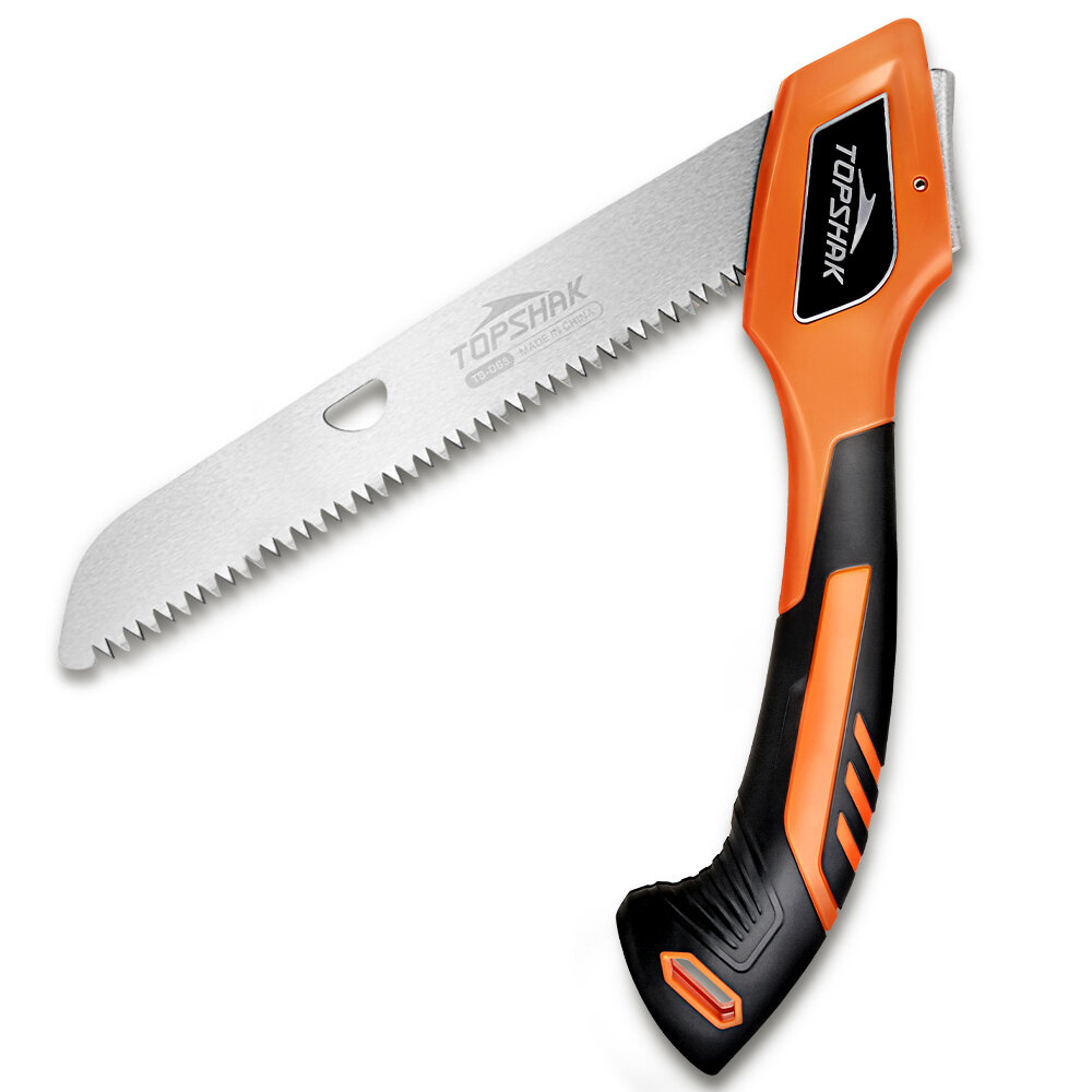 TOPSHAK TS-DS3 10Inches 250mm Folding Saw for Smoothly Fulfill the Tasks of Yard Work, Pruning Hunting