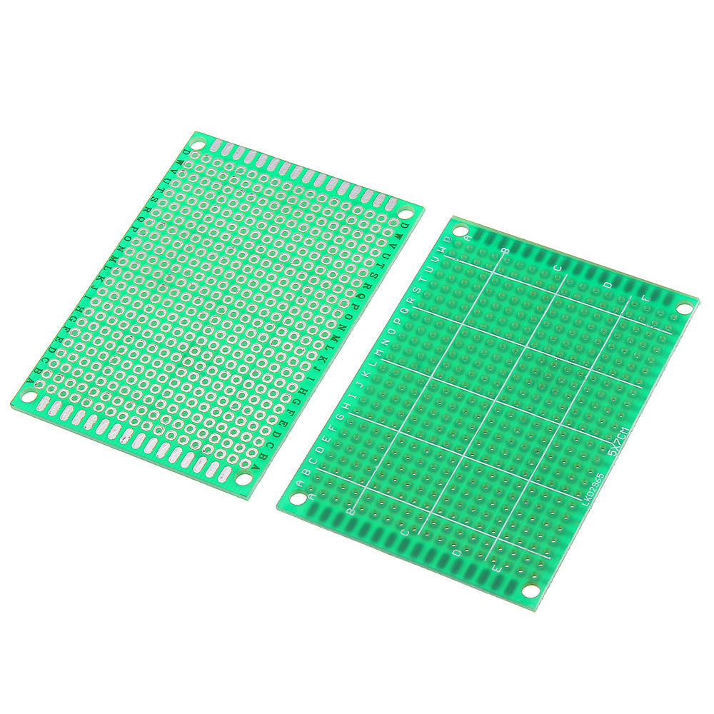 10 stks 5x7 cm FR-4 2.54mm Enkelzijdig Prototype PCB Gedrukt Printplaat