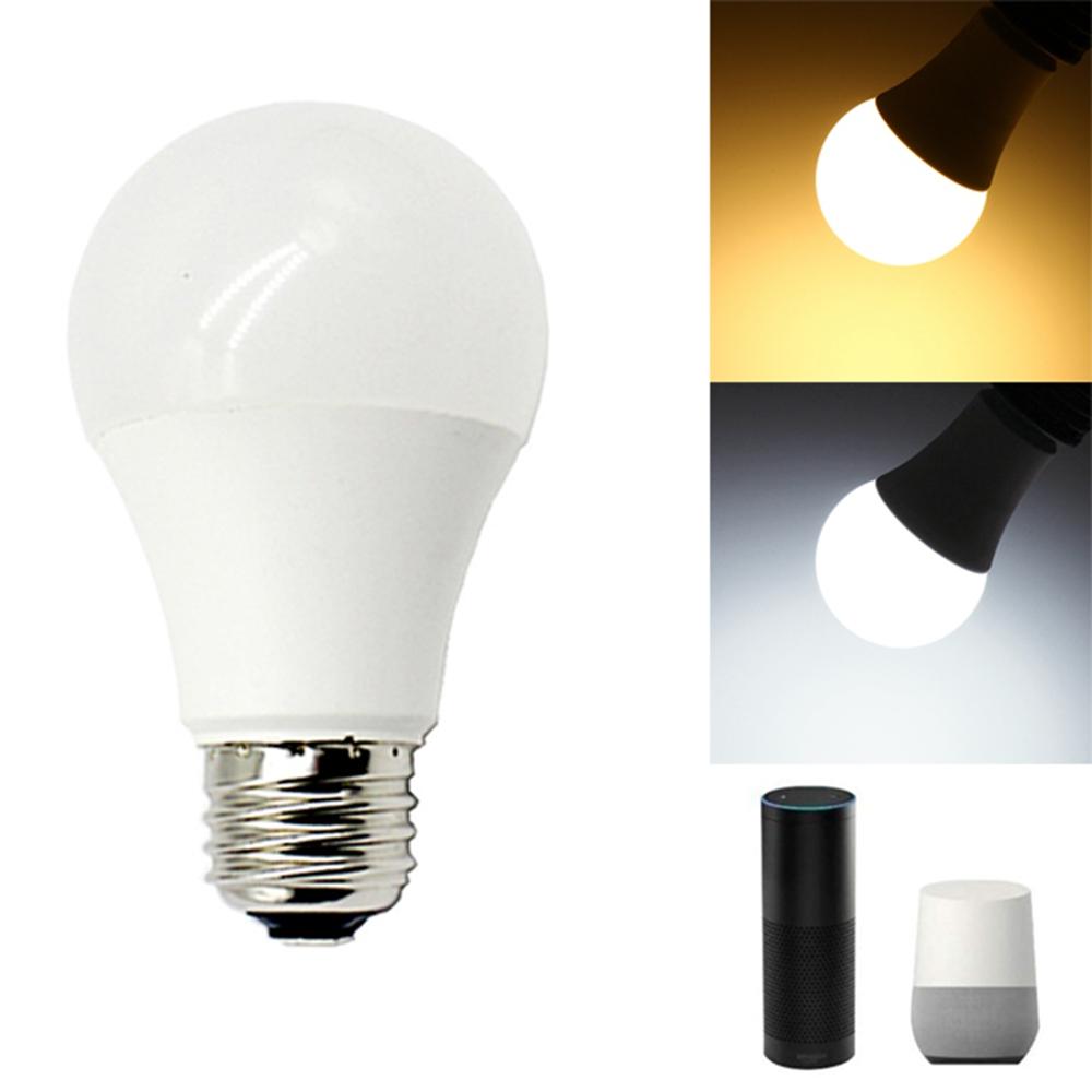 E27 11w color temperature adjustable wifi smart led light bulb work with  alexa goolge ac110-220v Sale - Banggood.com