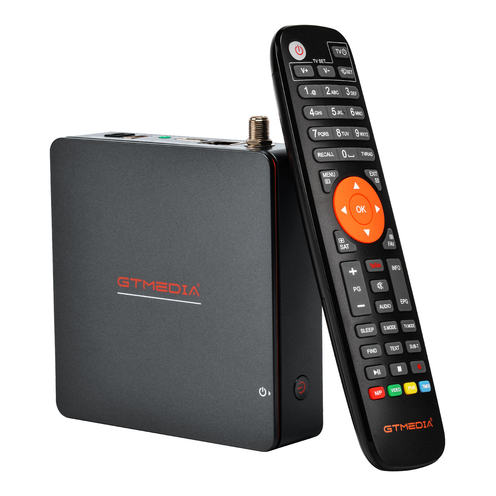 

GTMEDIA V9Prime DVB-S S2 S2X Satellite TV Signal Receiver H.265 1080P HD Wifi Biss Key Support CA Card Support IPTV Yout