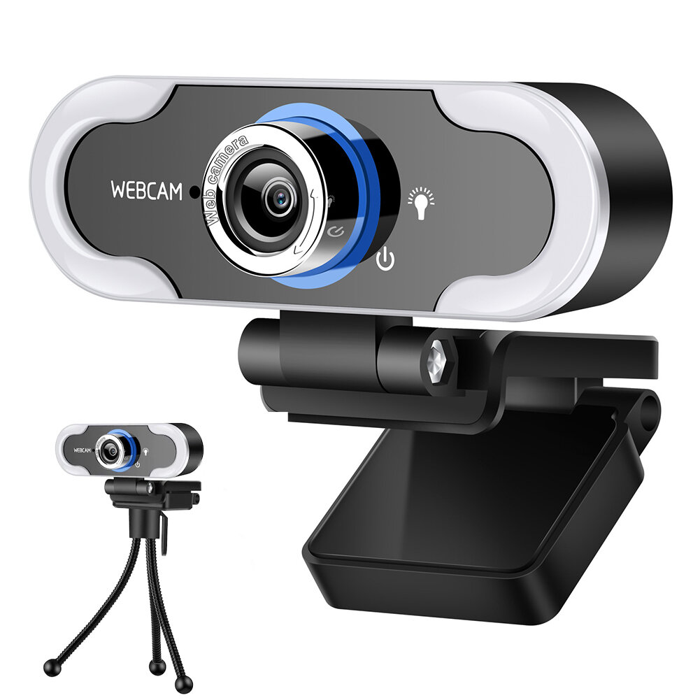 

Веб-камера Xiaovv AutoFocus 2K USB Plug and Play Угол обзора 90° Web камера со стереосистемой Микрофон для прямой трансл