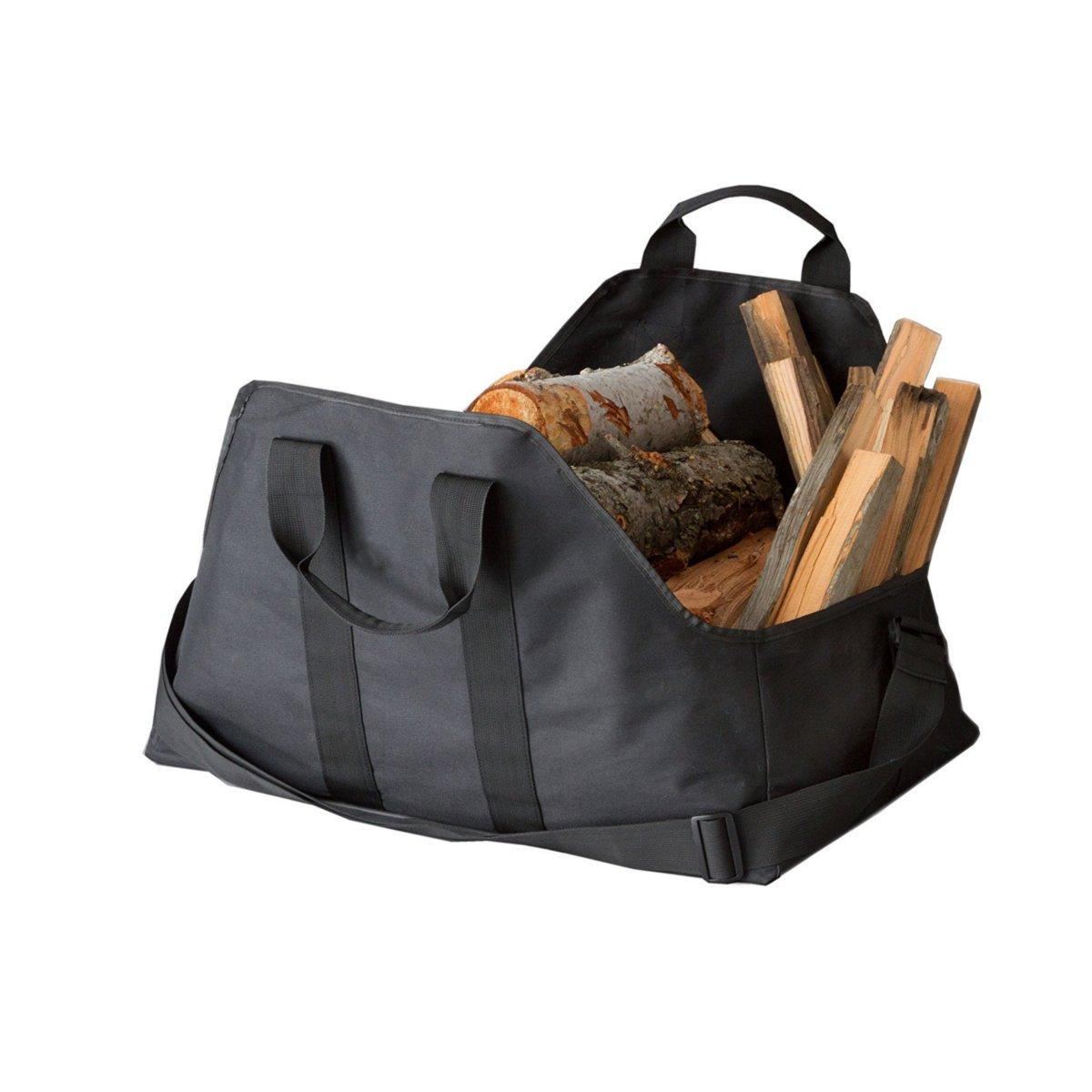 Outdoor Portable Firewood Log Carrier Bag Camping BBQ Wood Holder Storage Pouch Tote Organizer